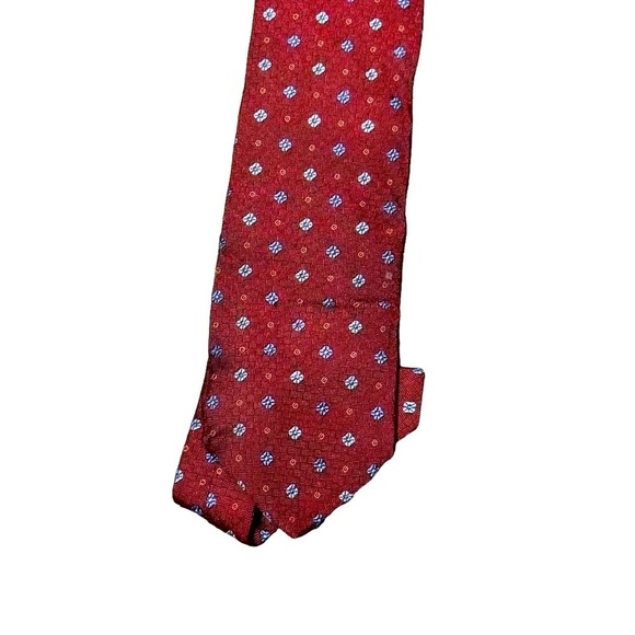 Mens Brooks Brothers 346 Silk Printed Tie - Picture 4 of 4
